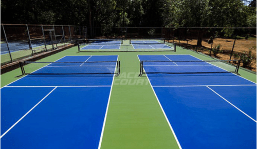 pickleball court material
